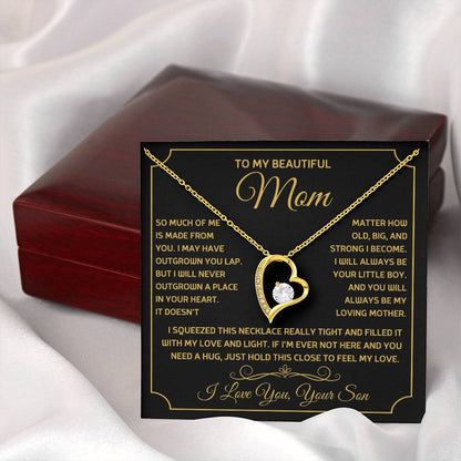 To My Mom - Always Be Your Little Boy - Necklace