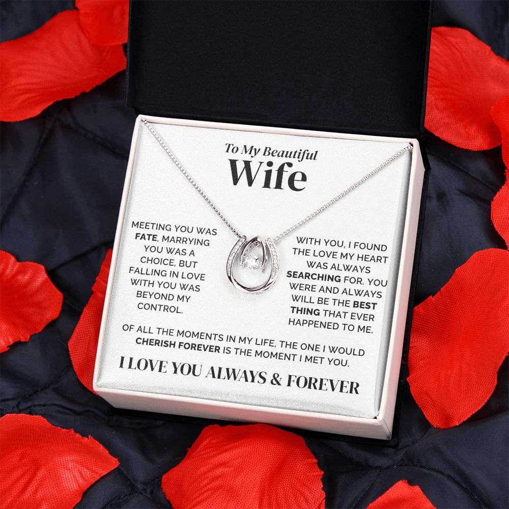 To My Wife – Chosen for Life – Necklace