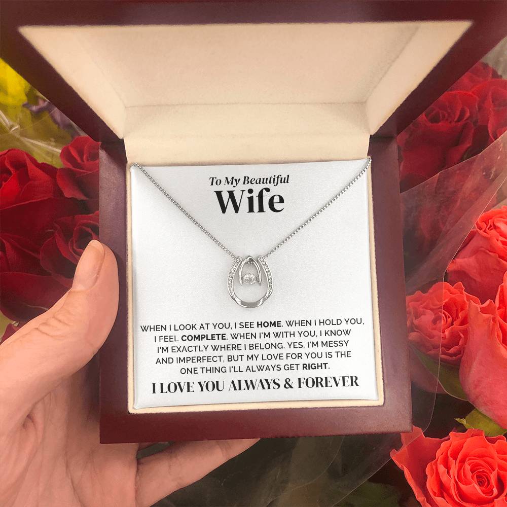 To My Wife – Exactly Where I Belong – Necklace