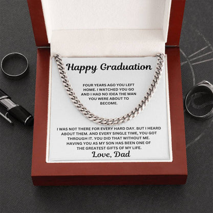 To My Son - You Did That Without Me - Cuban Link Chain