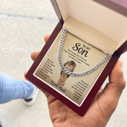 To My Son - This Old Lion - Link Chain