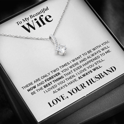 To My Wife – Now and Forever – Necklace