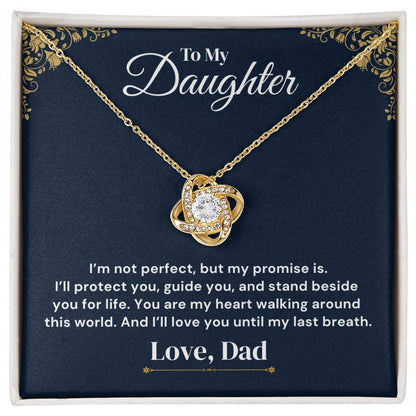 To My Daughter – For Life — Necklace