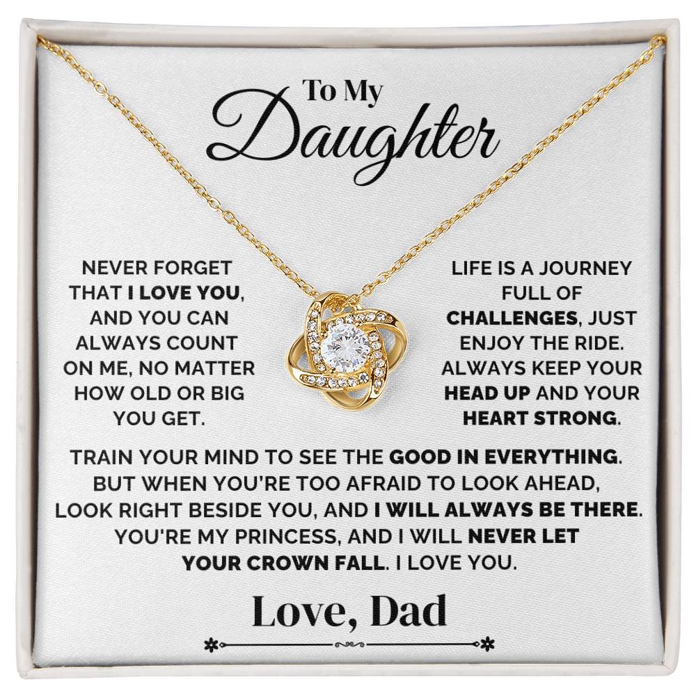 To My Daughter – I’ll Always Be Here – Necklace