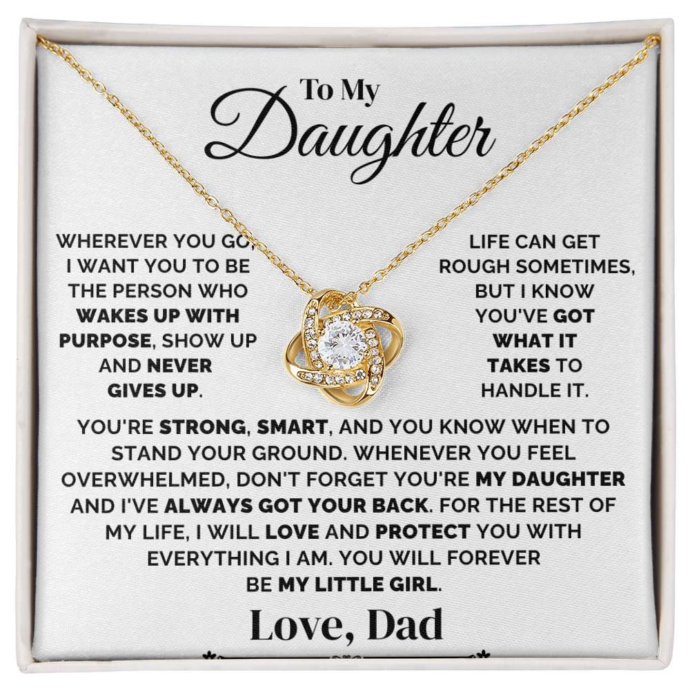 To My Daughter – I've Got Your Back – Necklace