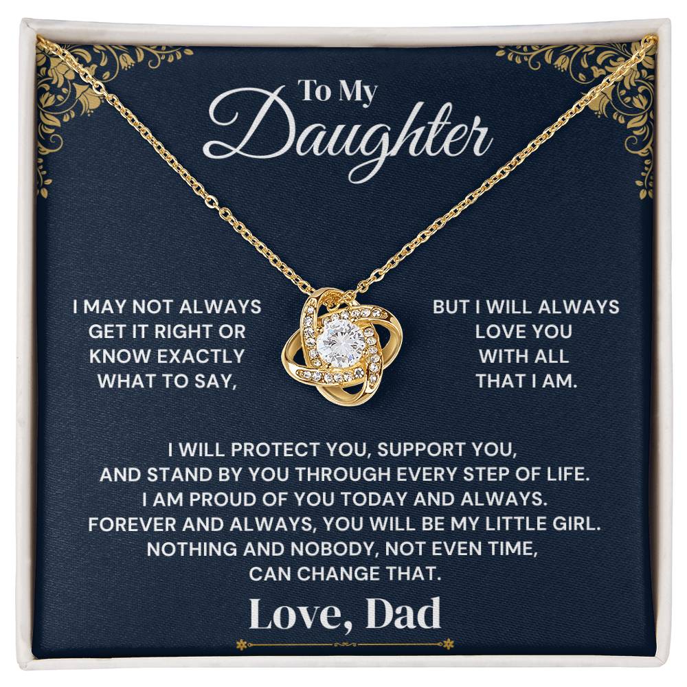 To My Daughter - Always With You - Necklace