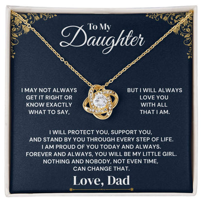 To My Daughter - Always With You - Necklace