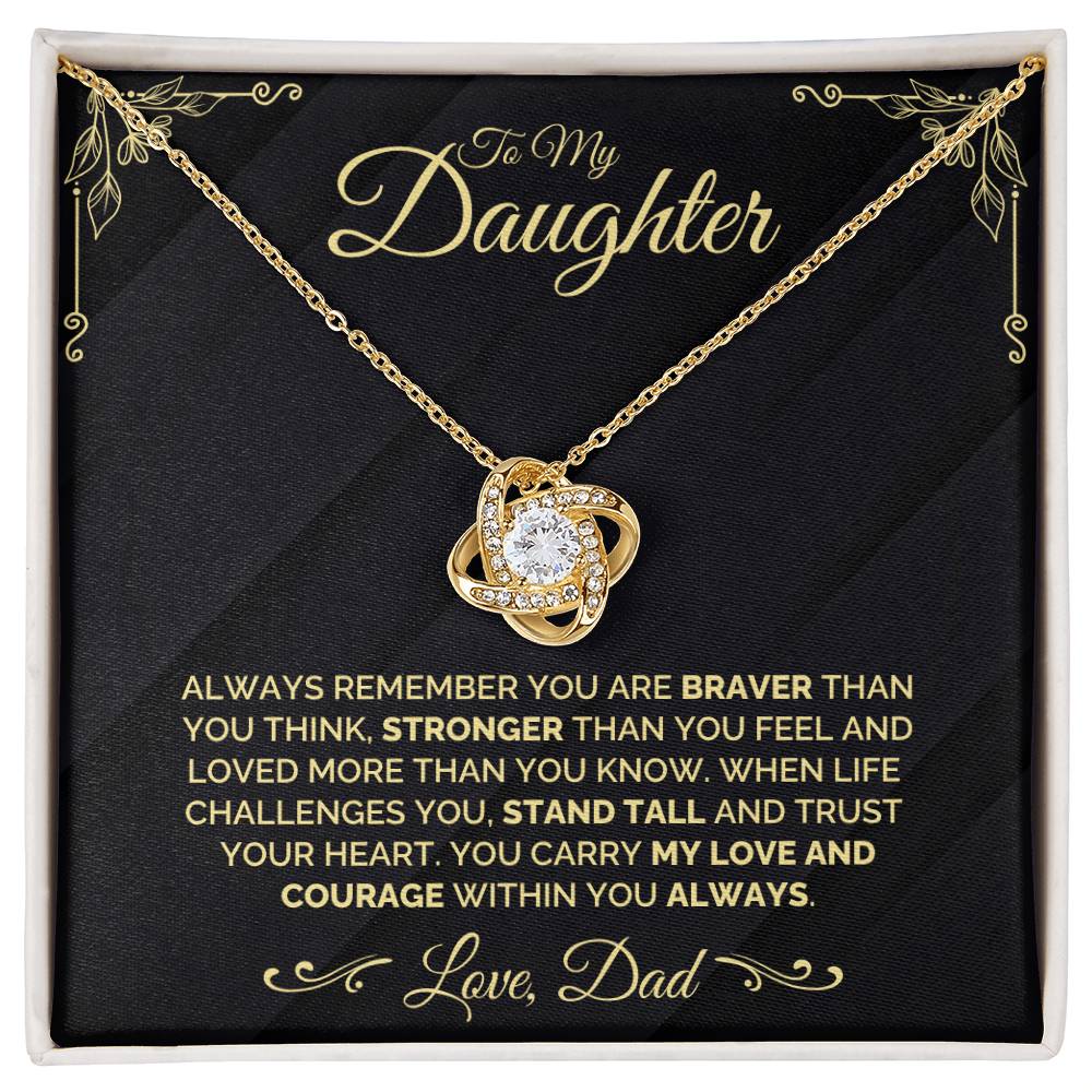 To My Daughter - Trust Your Heart - Necklace
