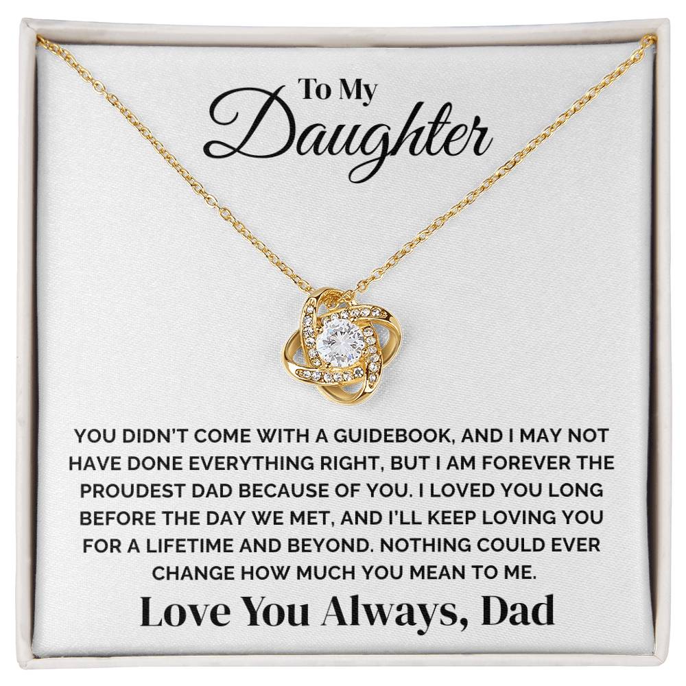 To My Daughter – Loved Beyond a Lifetime – Necklace