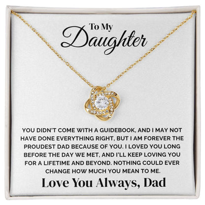 To My Daughter – Loved Beyond a Lifetime – Necklace