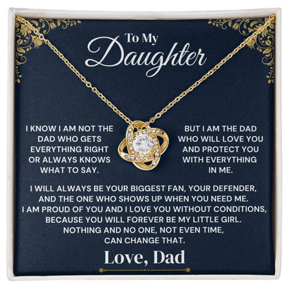 To My Daughter - Biggest Fan - Necklace