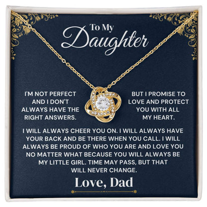 To My Daughter – Loved & Protected – Necklace