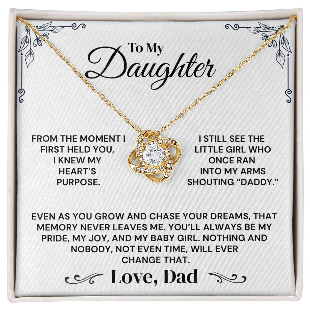 To My Daughter - My Heart's Purpose - Necklace