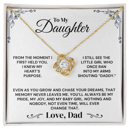 To My Daughter - My Heart's Purpose - Necklace