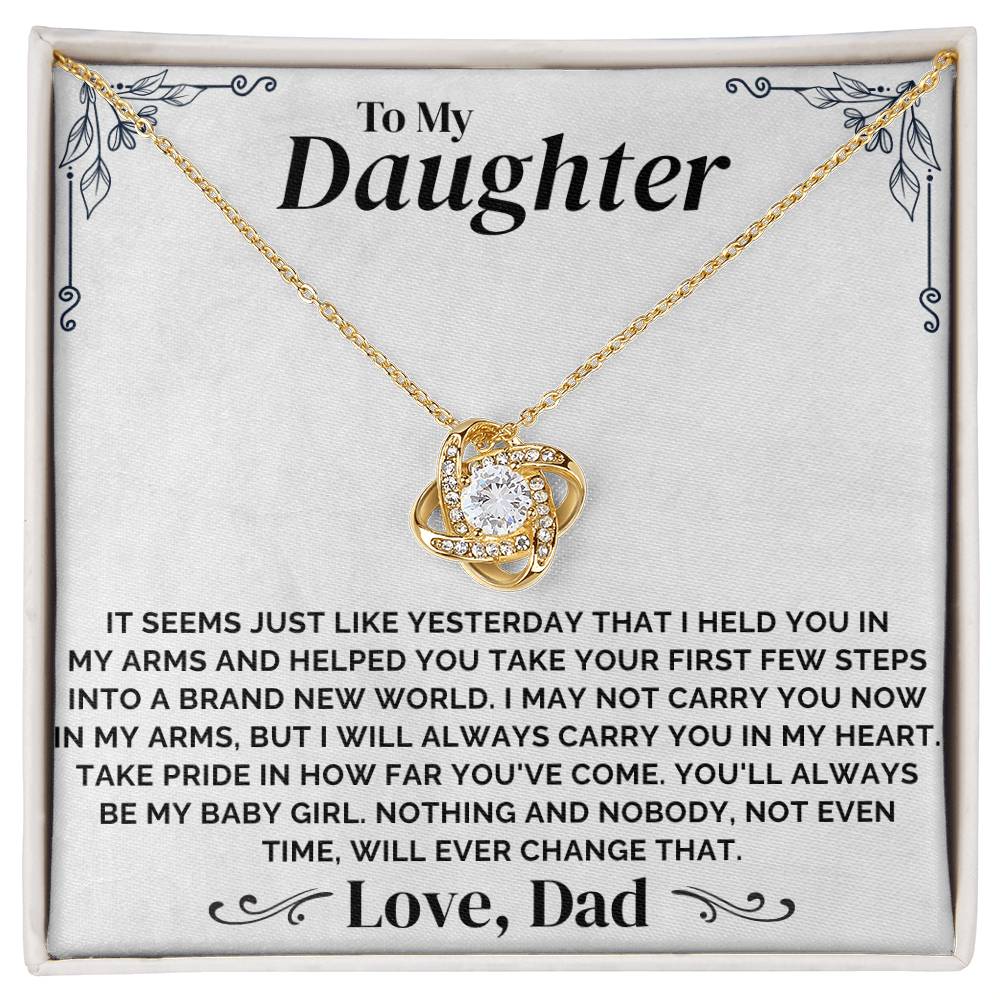 To My Daughter - Always My Baby Girl - Necklace