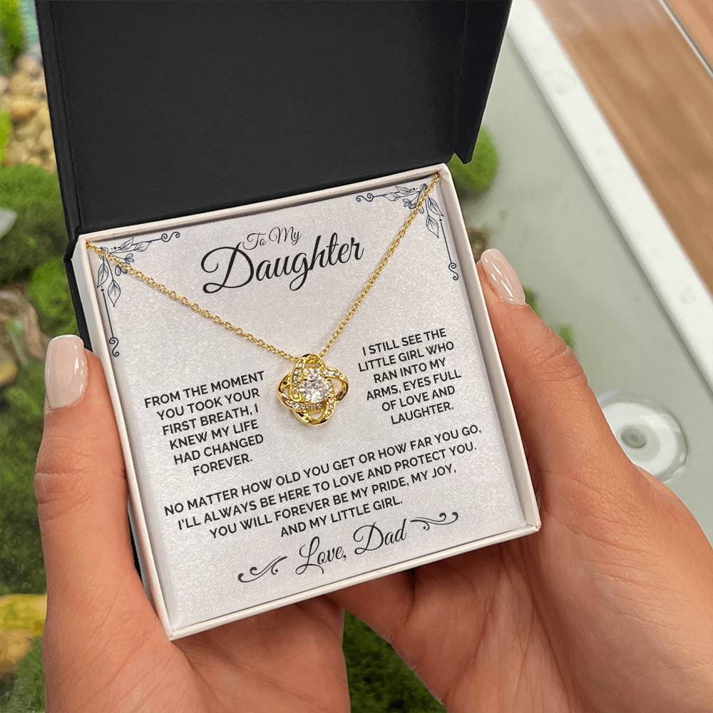 To My Daughter - My Little Girl - Necklace