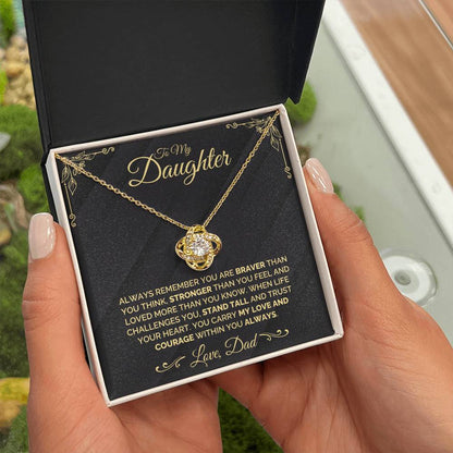 To My Daughter - Trust Your Heart - Necklace