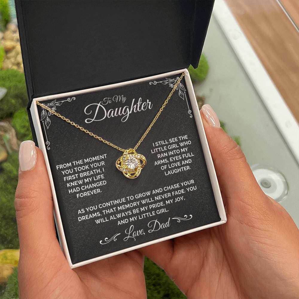 To My Daughter - My Little Girl - Necklace