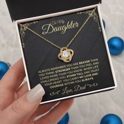 To My Daughter - Trust Your Heart - Necklace