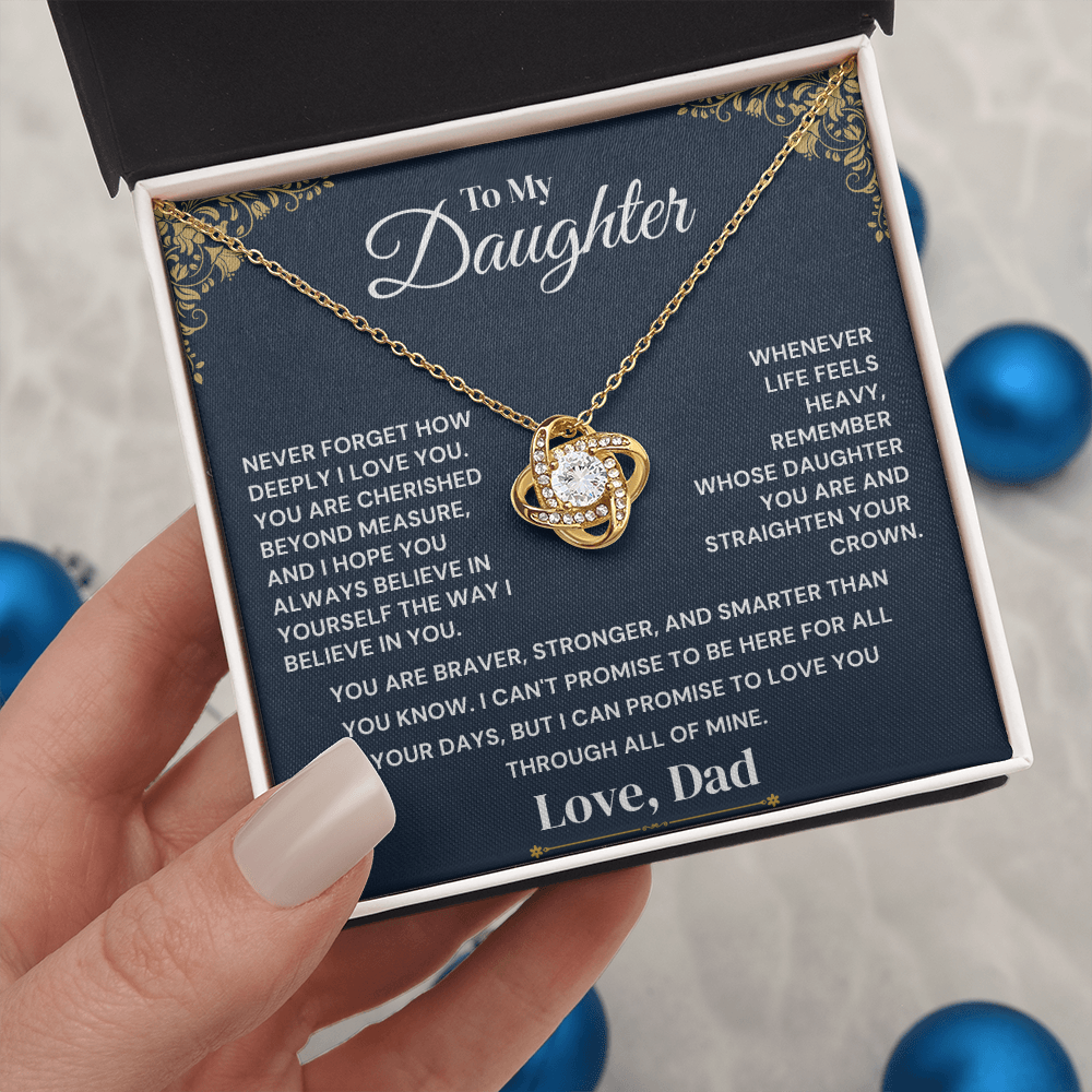 To My Daughter - Believe In Yourself - Necklace