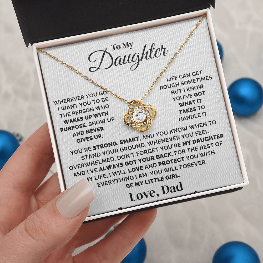 To My Daughter – I've Got Your Back – Necklace