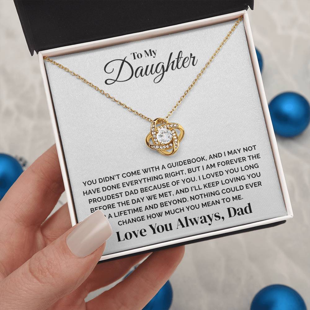 To My Daughter – Loved Beyond a Lifetime – Necklace