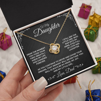 To My Daughter - My Little Girl - Necklace