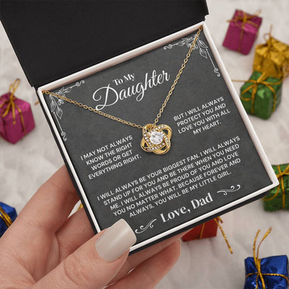 To My Daughter - Always My Little Girl - Necklace