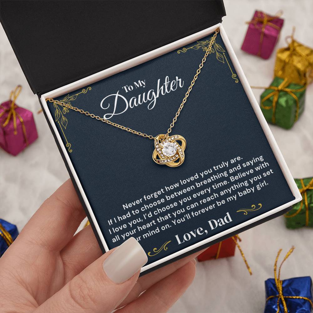 To My Daughter – Loved Beyond Measure – Necklace