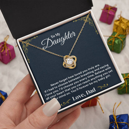 To My Daughter – Loved Beyond Measure – Necklace