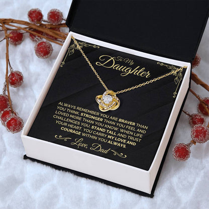 To My Daughter - Trust Your Heart - Necklace