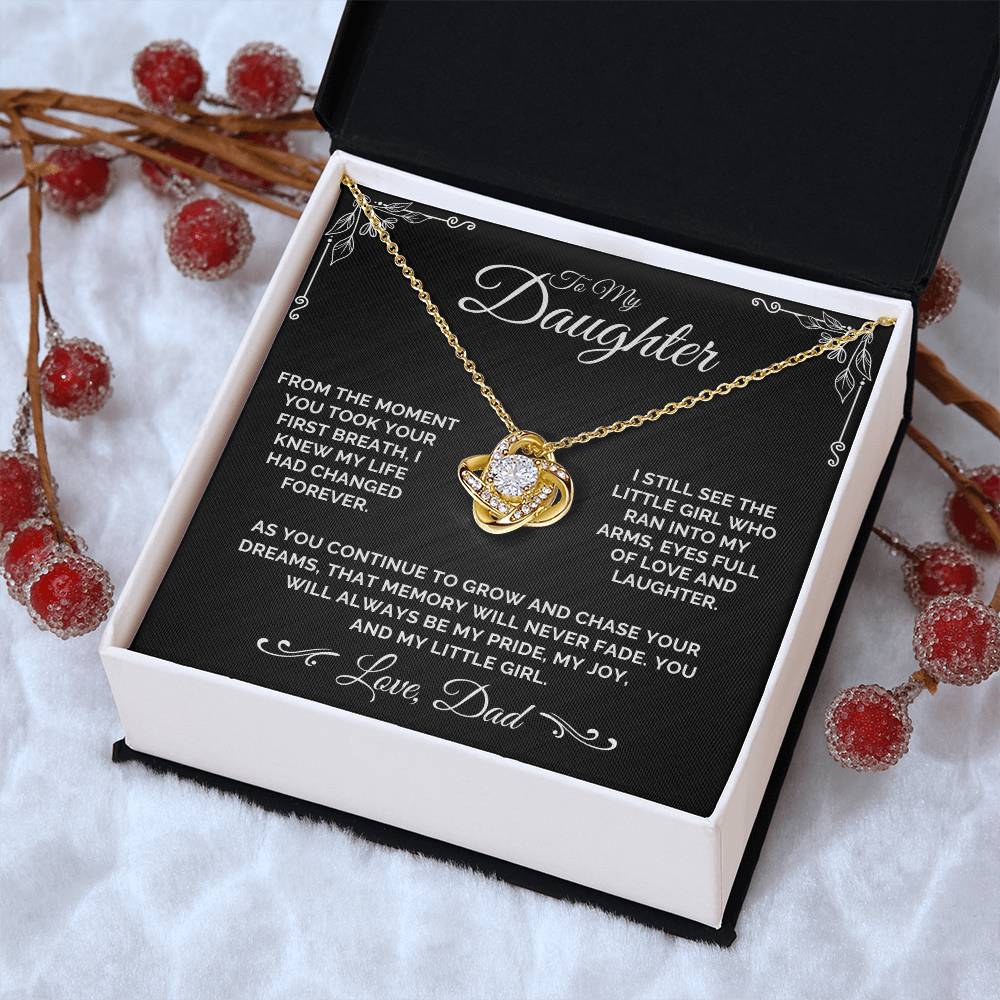 To My Daughter - My Little Girl - Necklace