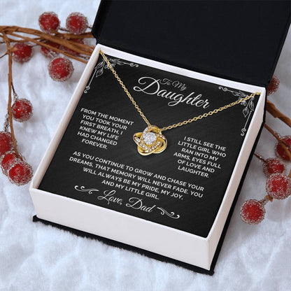 To My Daughter - My Little Girl - Necklace