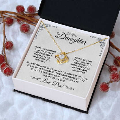 To My Daughter - My Little Girl - Necklace
