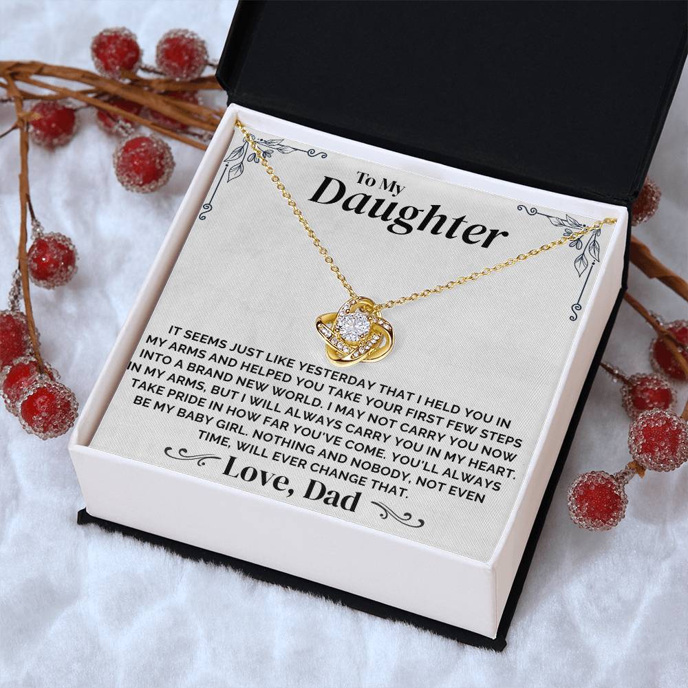 To My Daughter - Always My Baby Girl - Necklace