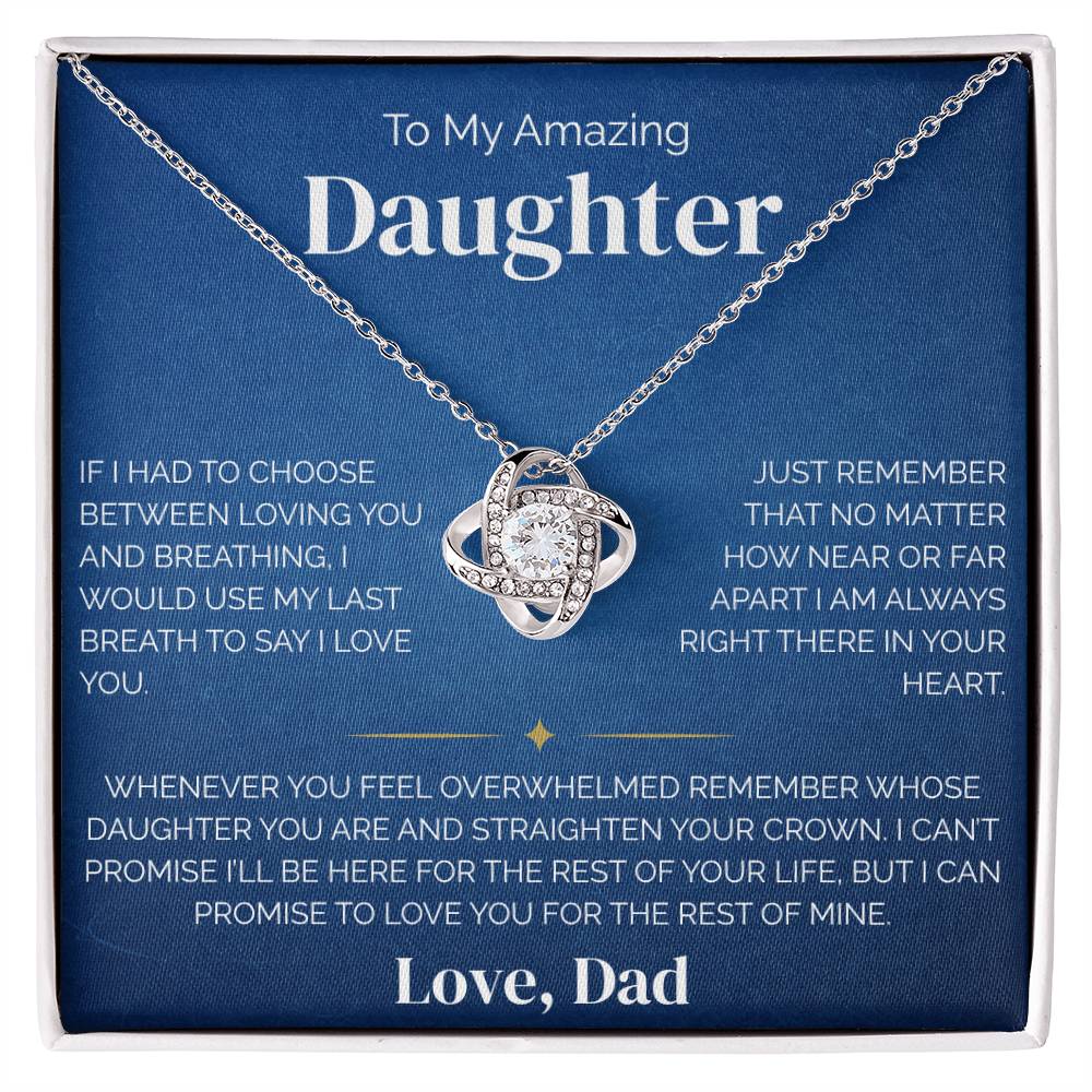 To My Daughter - In Your Heart - Necklace