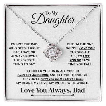 To My Daughter – I'll Lift You Every Time You Fall – Necklace