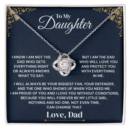 To My Daughter - Biggest Fan - Necklace