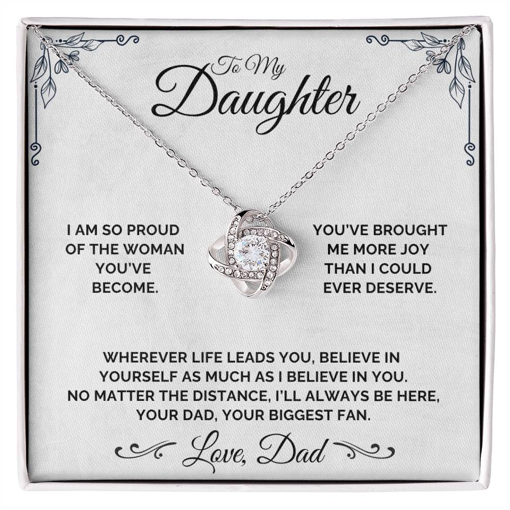 To My Daughter - Your Biggest Fan - Necklace