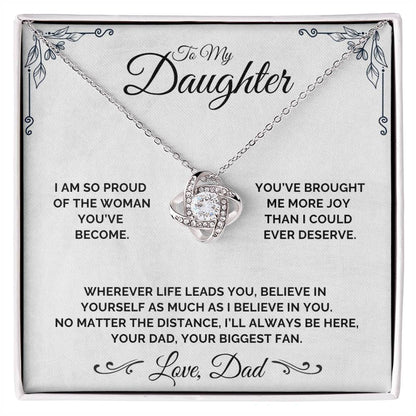 To My Daughter - Your Biggest Fan - Necklace