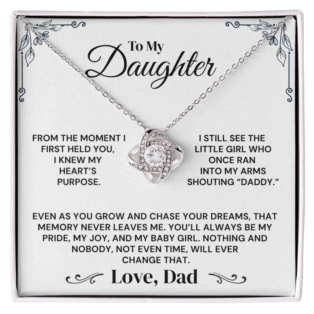To My Daughter - My Heart's Purpose - Necklace