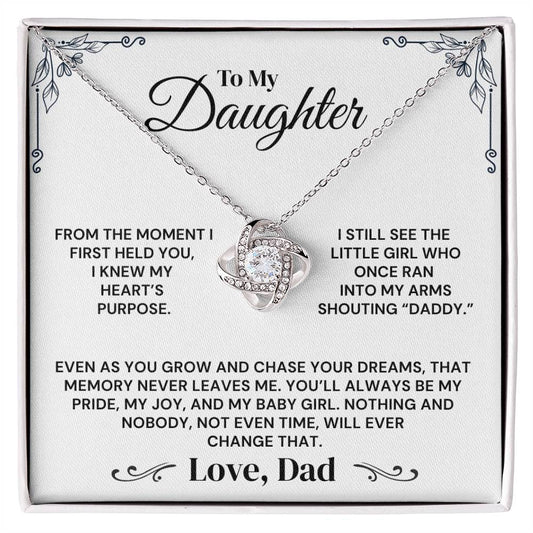 To My Daughter - My Heart's Purpose - Necklace