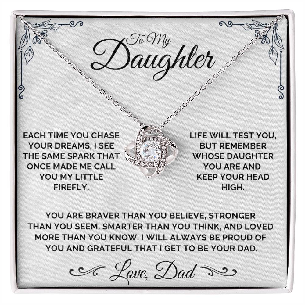 To My Daughter - Always Proud Of You - Necklace