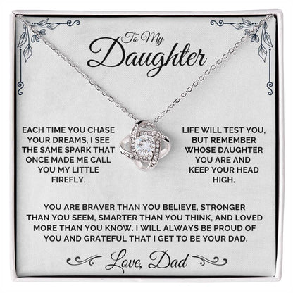 To My Daughter - Always Proud Of You - Necklace