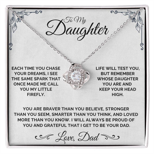 To My Daughter - Always Proud Of You - Necklace