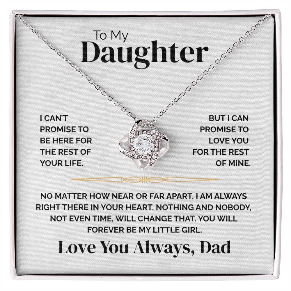 To My Daughter - Promise - Necklace