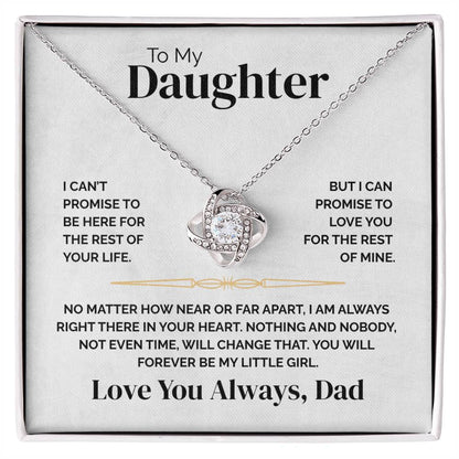 To My Daughter - Promise - Necklace