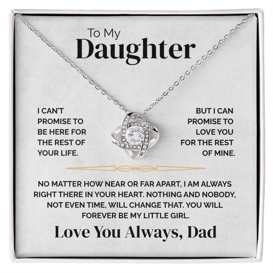 To My Daughter - Promise - Necklace