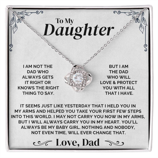 To My Daughter - Nostalgic Dad - Necklace