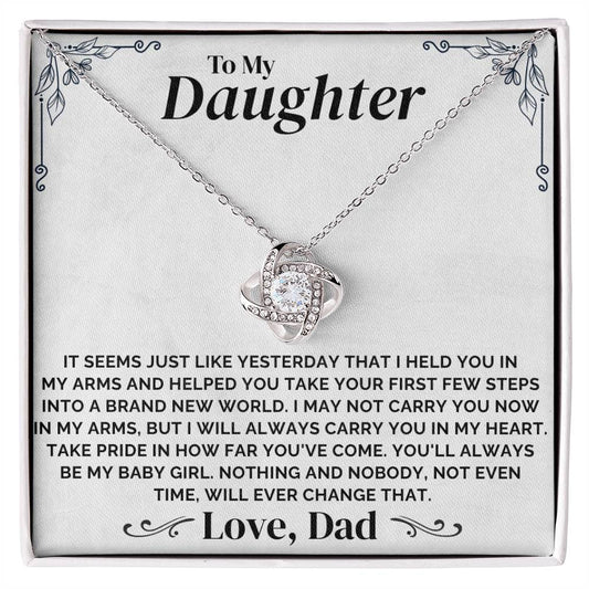 To My Daughter - Always My Baby Girl - Necklace